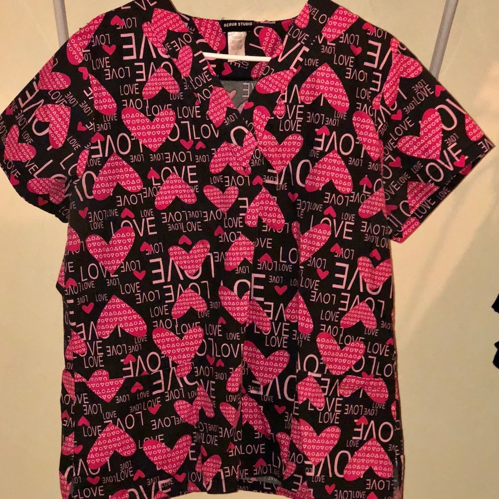 Female Nurse Scrub Top